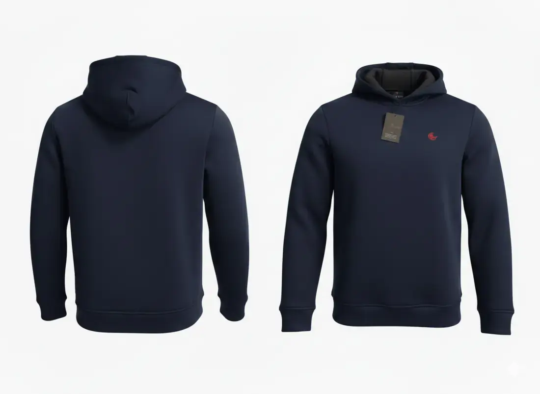 Premium Kapüşonlu Sweatshirt, Lacivert